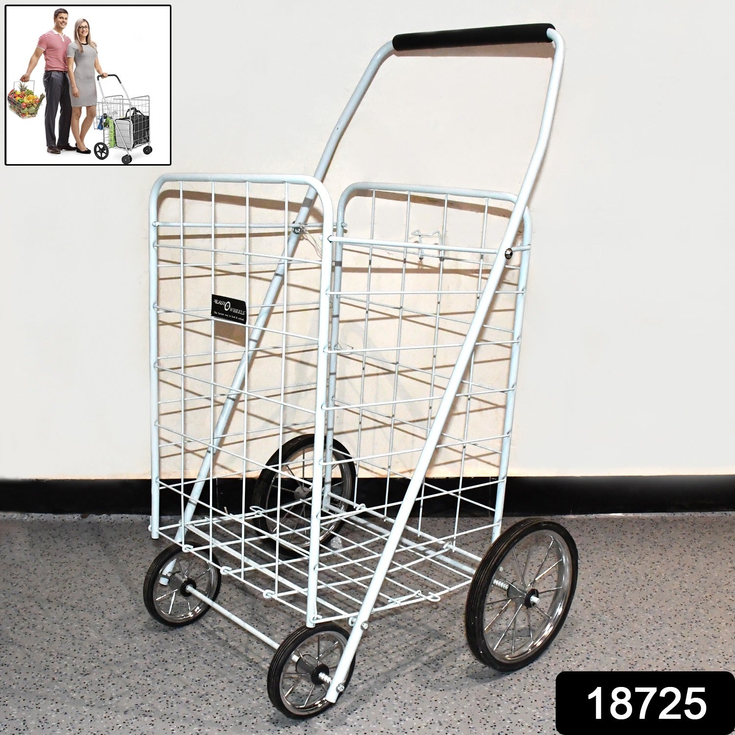 Foldable Shopping Trolley With Wheels ( Moq - 2 Pc) Foldable Shopping Trolley With Wheels ( Moq - 2 Pc)